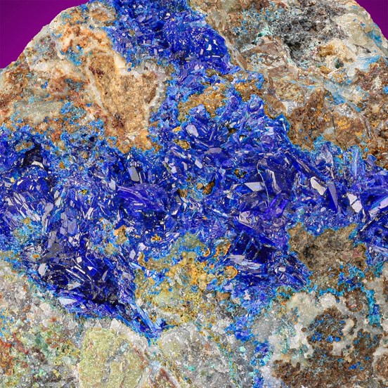 Linarite-Blanchard Mine | Bingham | Socorro Co. | New Mexico  | USA